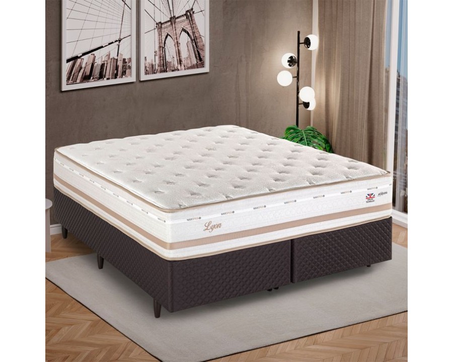Colchao herval mola maxspring 1930x2030x310mm ulp lyon maxspring one s.pillow 5012627