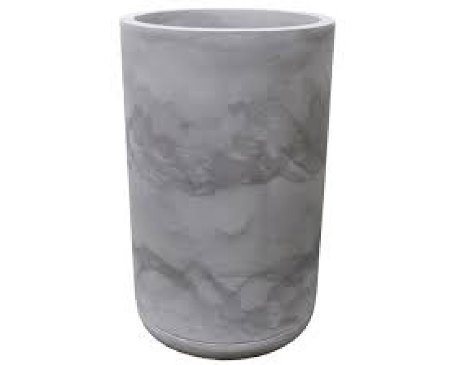 Conjunto japi match 45 vaso/prato cimento queimado jcmccqcq45